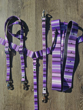 Load image into Gallery viewer, Purple serape tack set