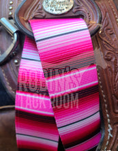 Load image into Gallery viewer, Pink serape tack set