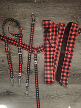 Load image into Gallery viewer, Buffalo plaid tack set