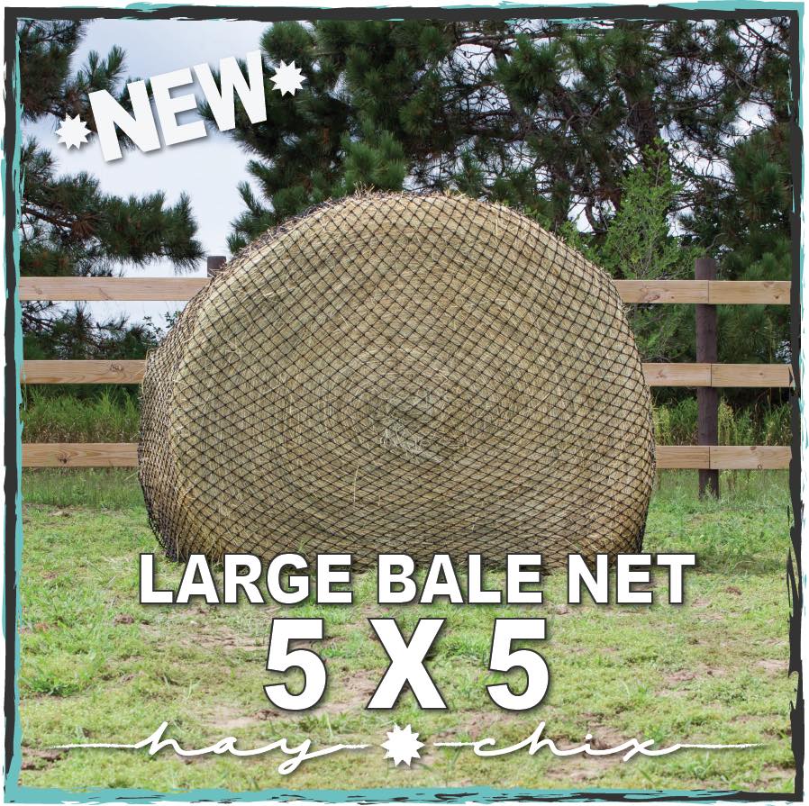 Hay Chix 5' round/large bale net