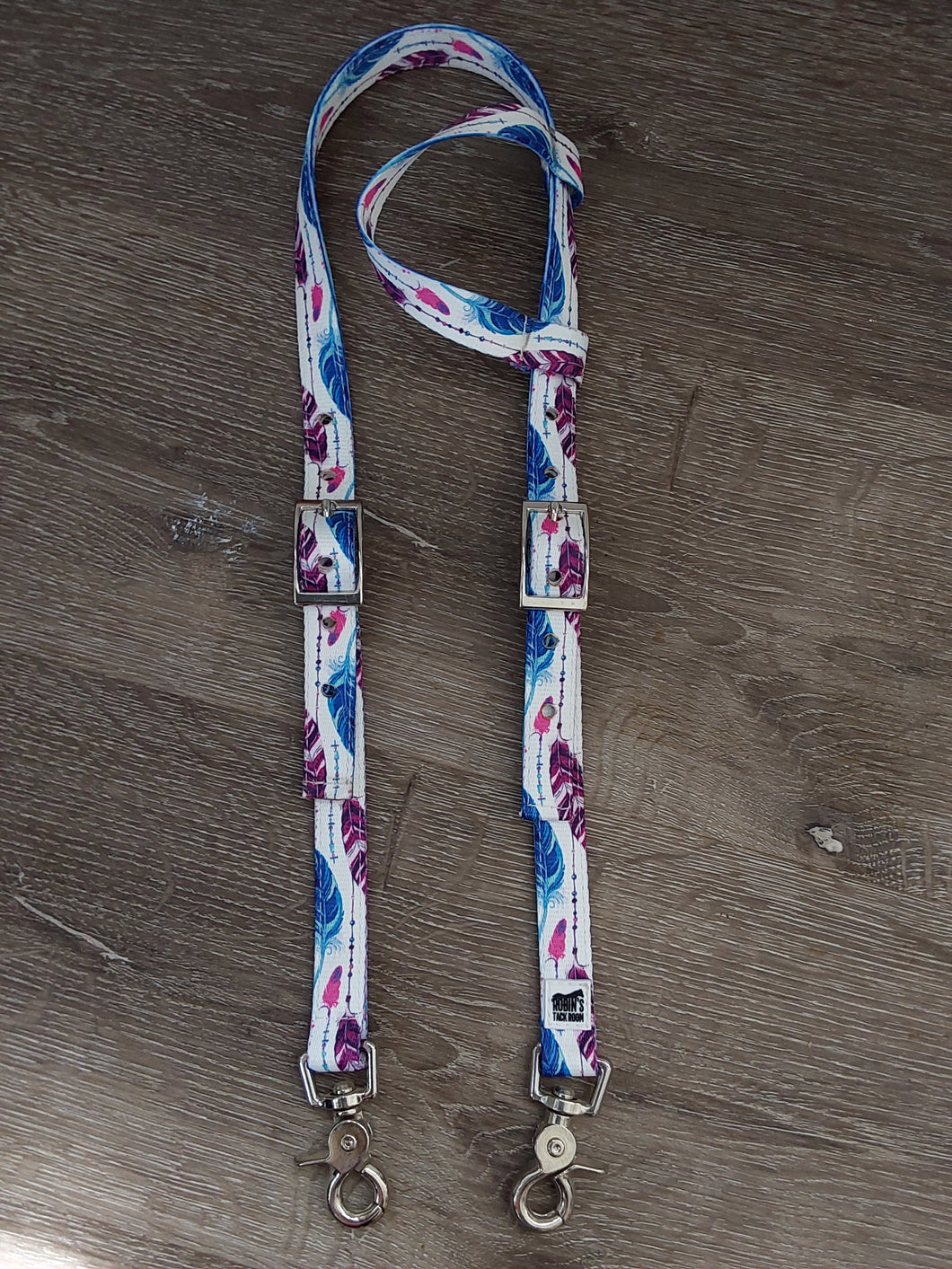 White feathers headstall