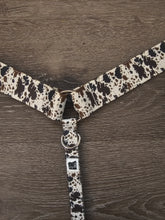 Load image into Gallery viewer, Brown and white cowprint breastcollar
