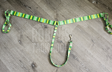 Load image into Gallery viewer, Lime green serape breastcollar
