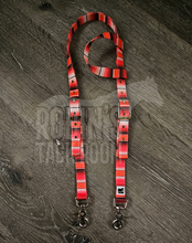 Load image into Gallery viewer, Red serape headstall
