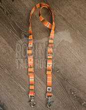 Load image into Gallery viewer, Orange serape headstall
