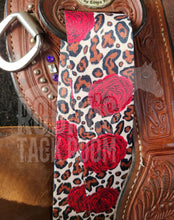 Load image into Gallery viewer, Cheetah roses tack set
