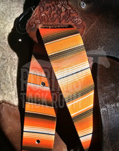 Load image into Gallery viewer, Orange serape tack set
