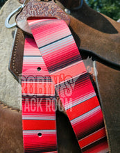 Load image into Gallery viewer, Red serape tack set
