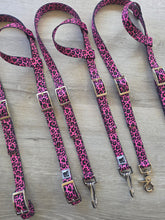 Load image into Gallery viewer, Pink leopard headstall
