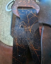 Load image into Gallery viewer, Orange spider webb tack set
