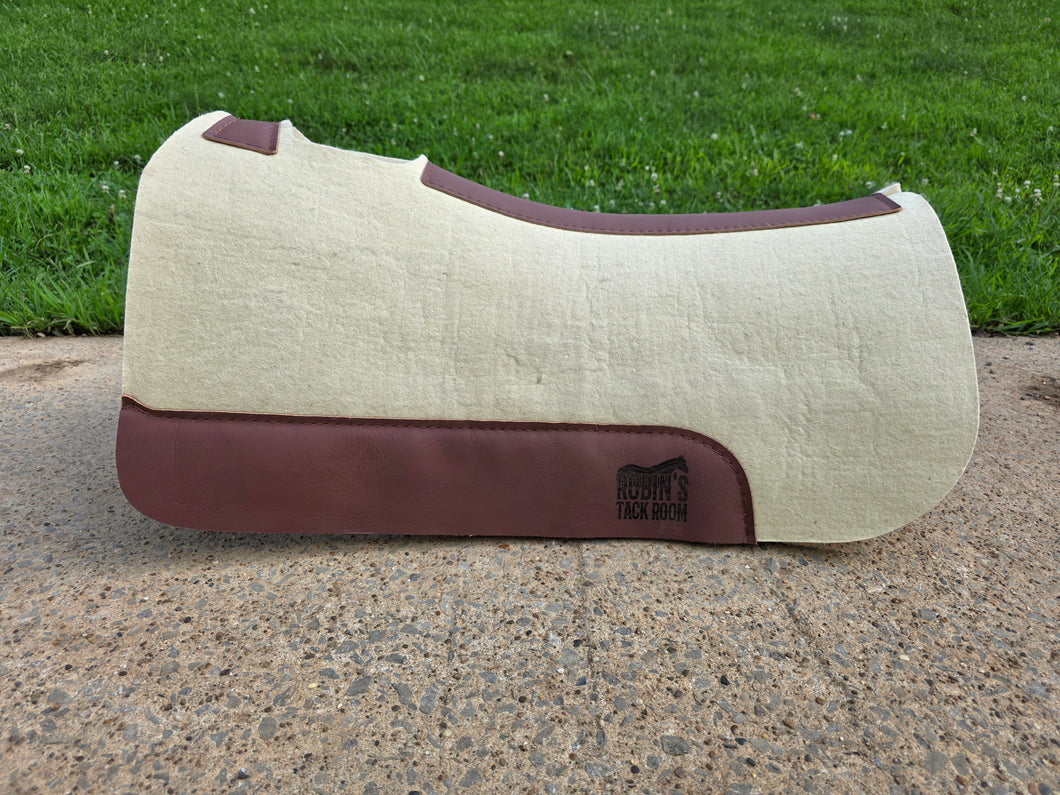 Tan saddle pad 30x30