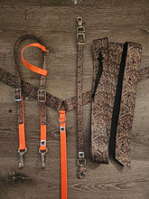 Load image into Gallery viewer, Orange camo tack set
