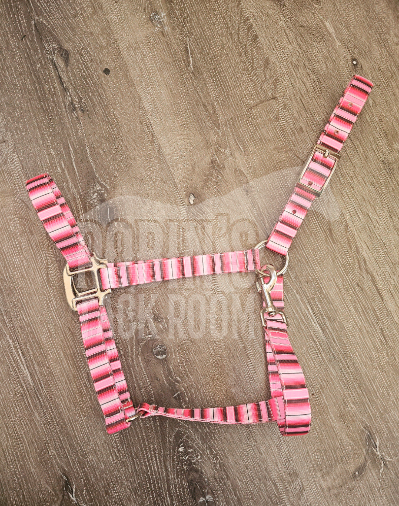 Pink serape halter