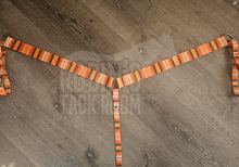 Load image into Gallery viewer, Orange serape breastcollar
