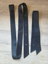 Load image into Gallery viewer, Black latigo and off billet set
