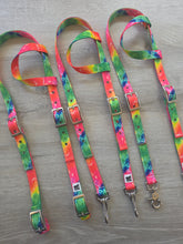 Load image into Gallery viewer, Neon tie dye headstall
