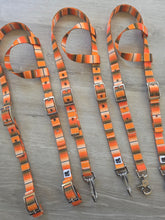 Load image into Gallery viewer, Orange serape headstall

