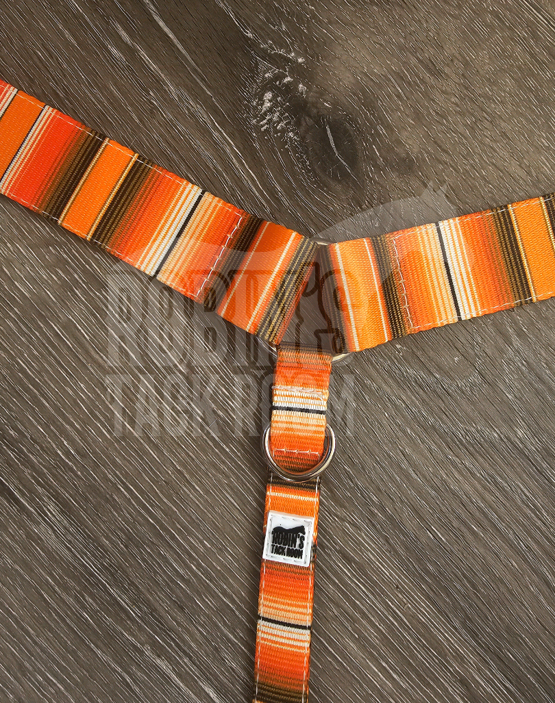 Orange serape breastcollar