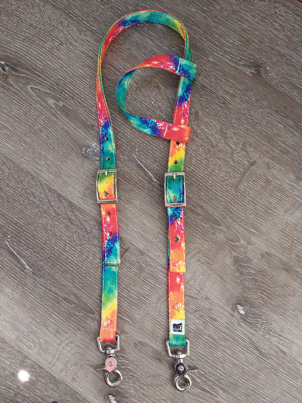 Tie dye headstall