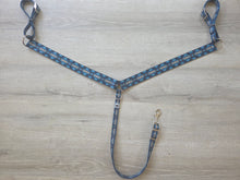 Load image into Gallery viewer, Blue aztec breastcollar
