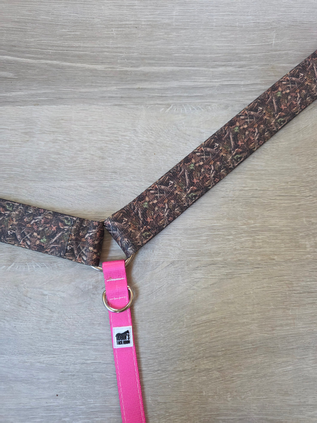 Pink camo breastcollar