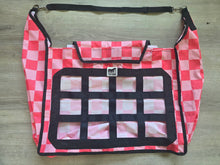Load image into Gallery viewer, Pink checkered hay bag
