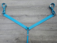 Load image into Gallery viewer, Blue checkered breastcollar
