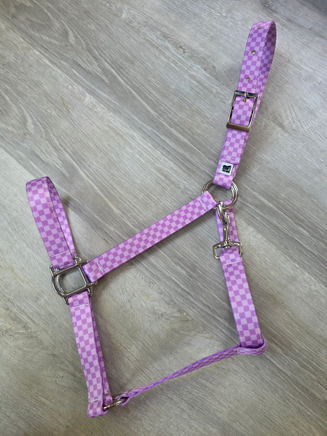 Lavender checkered Halter
