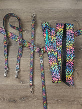 Load image into Gallery viewer, 80s cheetah tack set
