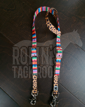 Load image into Gallery viewer, Serape and leopard headstall
