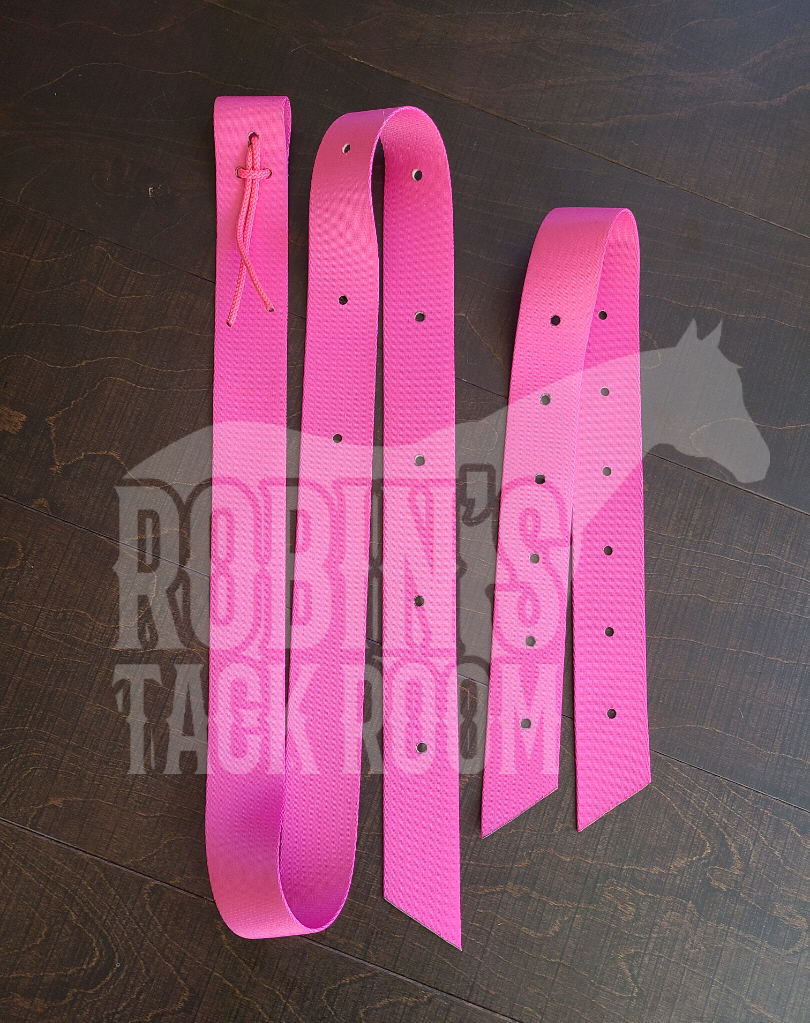 Pink and Purple Latigo and Off Billet Set