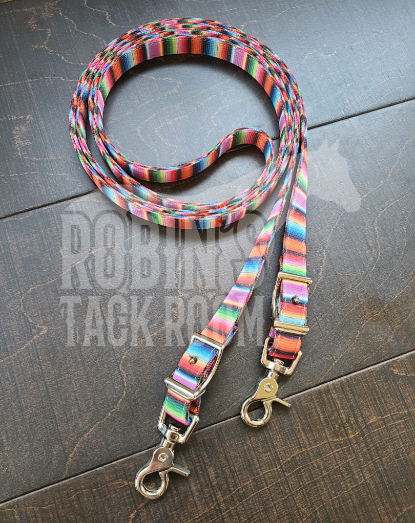 8' adjustable reins