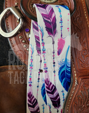 Load image into Gallery viewer, White feathers latigo and off billet set
