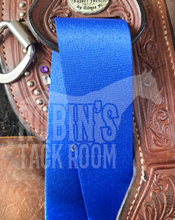 Load image into Gallery viewer, Royal blue latigo and off billet set
