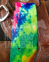 Load image into Gallery viewer, Neon tie dye latigo and off billet set
